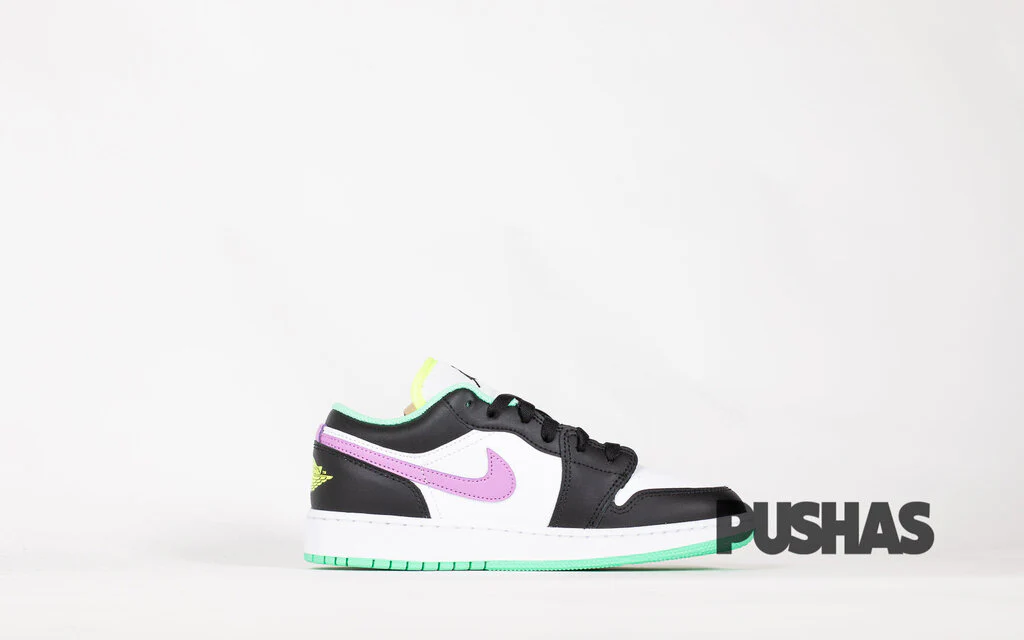 Air Jordan 1 Low 'White Violet Shock' GS - Image 4