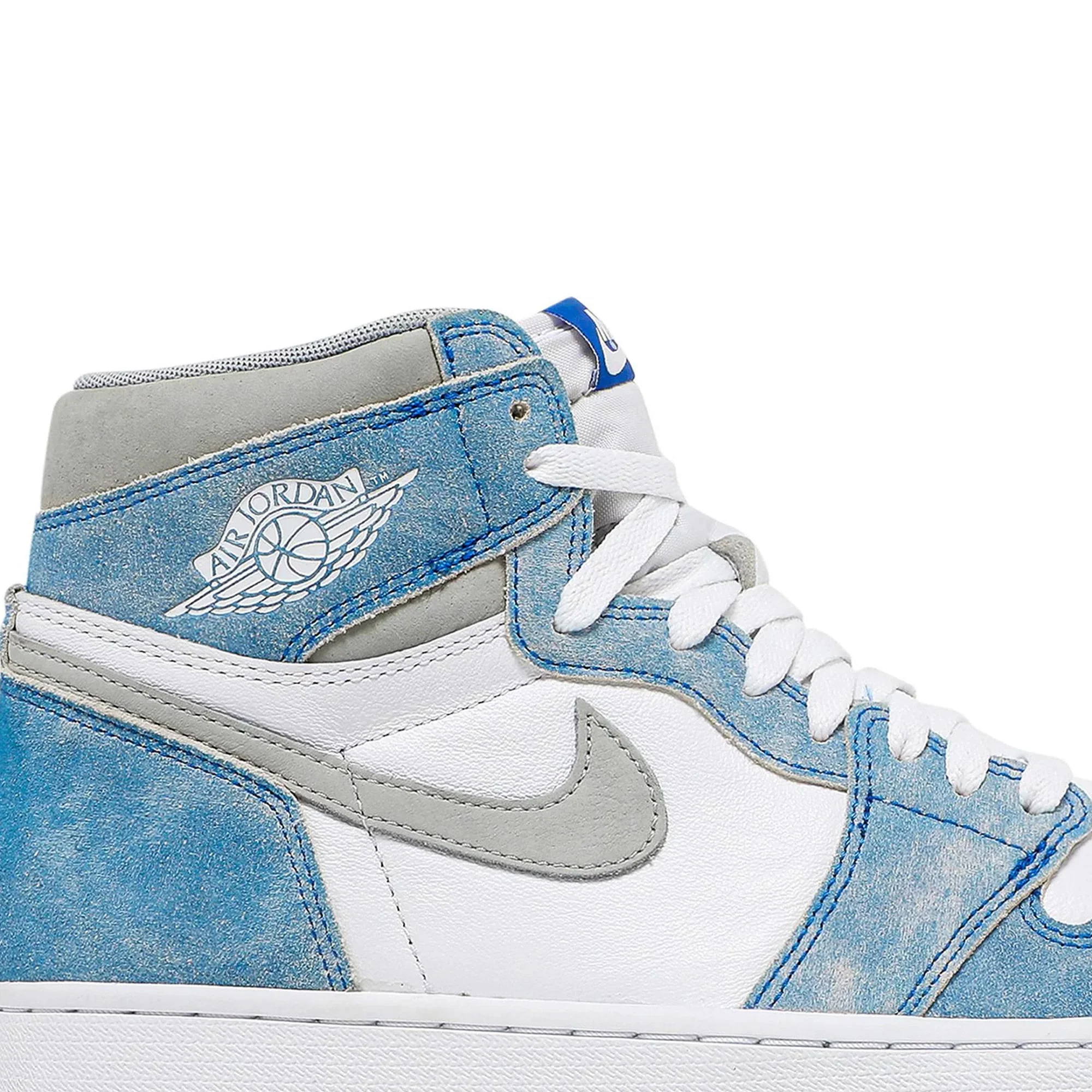 Air Jordan 1 Retro High 'Hyper Royal Smoke Grey' (2021) - Image 6