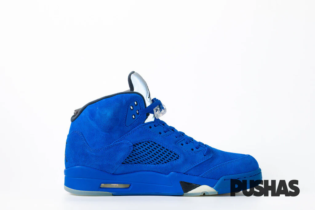 Air Jordan 5 Retro 'Blue Suede' (2017) - Image 4