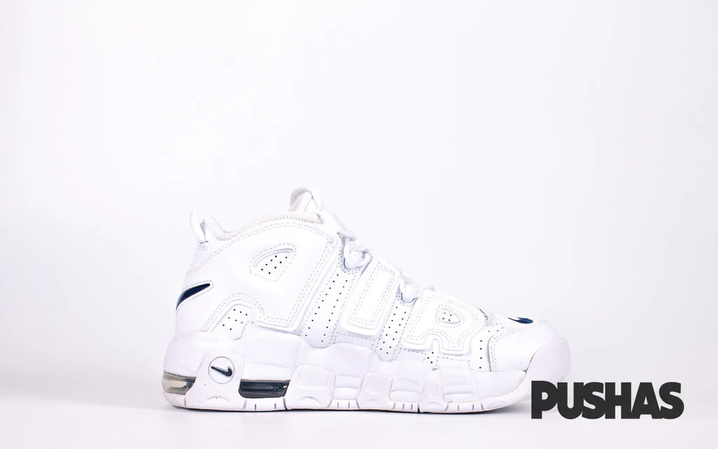 Air More Uptempo 'Triple White' GS (2021) - Image 4