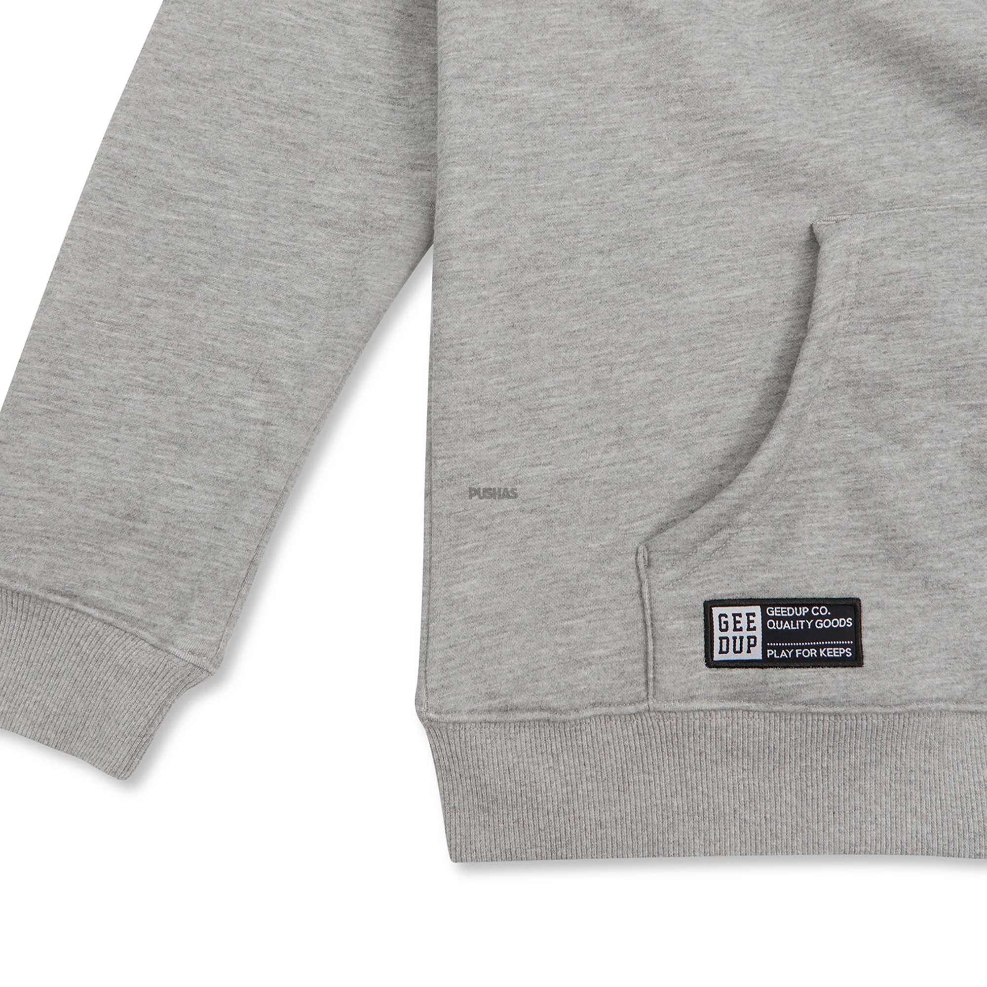 Geedup Hoodie Team Logo 'Grey Aqua' (2022) - Image 3