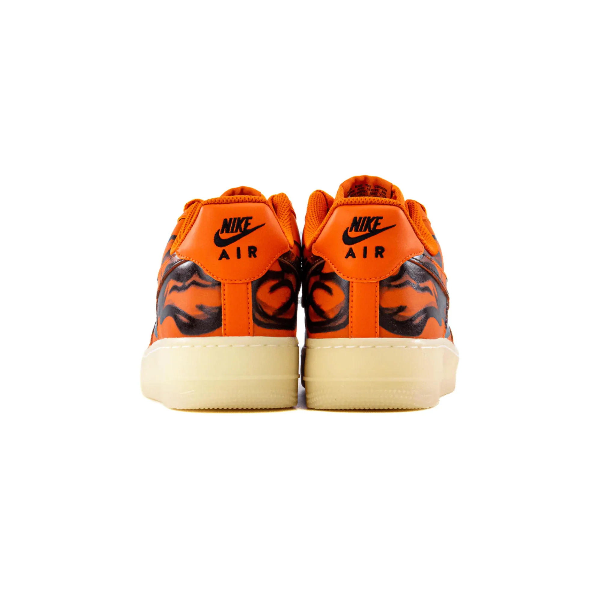 Nike Air Force 1 Low 'Orange Skeleton Halloween' (2020) - Image 5