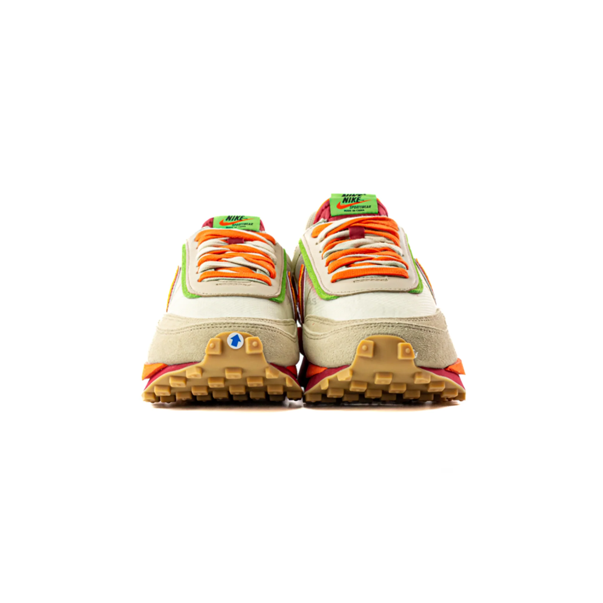 Nike LD Waffle x CLOT x Sacai 'Net Orange Blaze' (2021) - Image 4