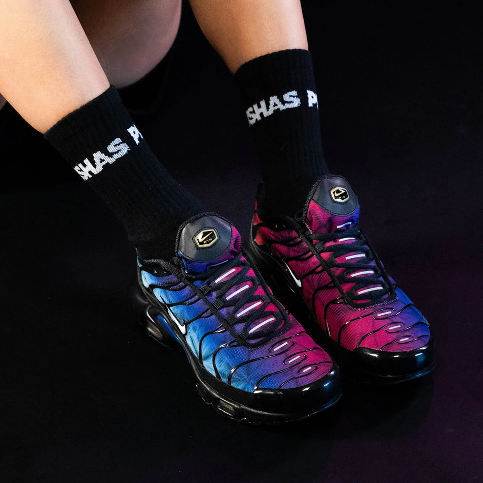 PUSHAS 'Premium Logo' Socks (3 Pack) - Image 4